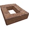 Ekena Millwork 4"W x 3"D x 7 7/8"H Universal Electrical Cover for StoneWall Faux Stone Siding Panels, Sedona PNUEC04X08SE - alternate 6